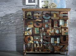ABC SPIRIT Komoda #70 Drewno z Odzysku Lakier 110x40x105 cm