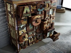 ABC SPIRIT Komoda #70 Drewno z Odzysku Lakier 110x40x105 cm
