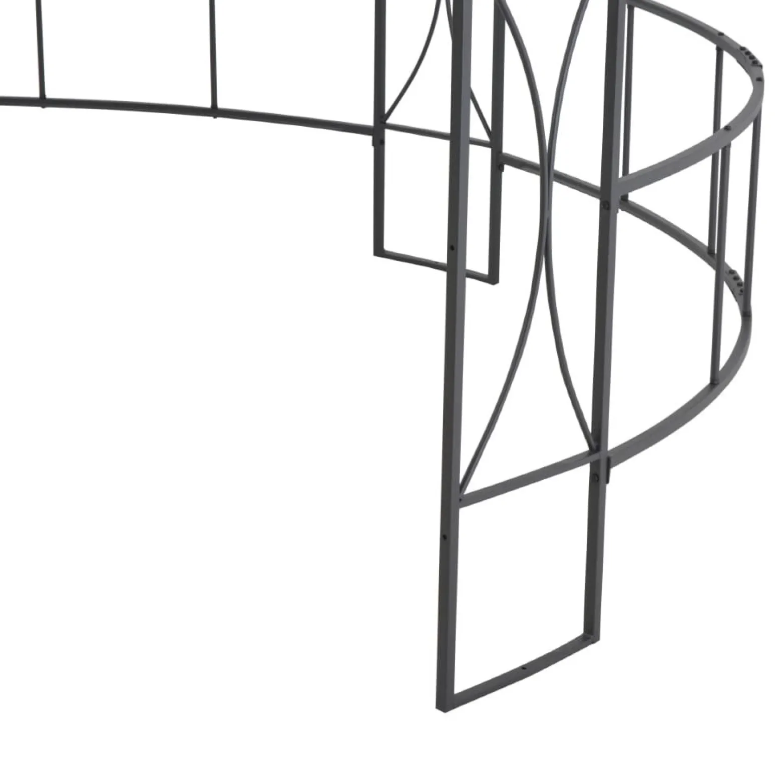 Altana, 300 x 290 cm, biała, okrągła