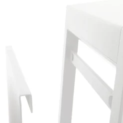 Aluminiowy stolik z gazetnikiem ALLURE