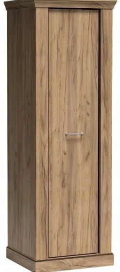ANTICA A-17 Wysoki Regał z Wieszakiem 198 cm Kraft Złoty