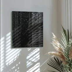 Artystyczny zegar 30x30 Krople zegar ścienny