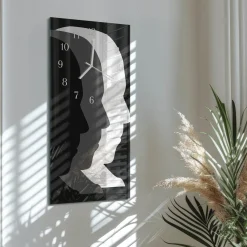 Artystyczny zegar 30x60 Twarz zegar ścienny