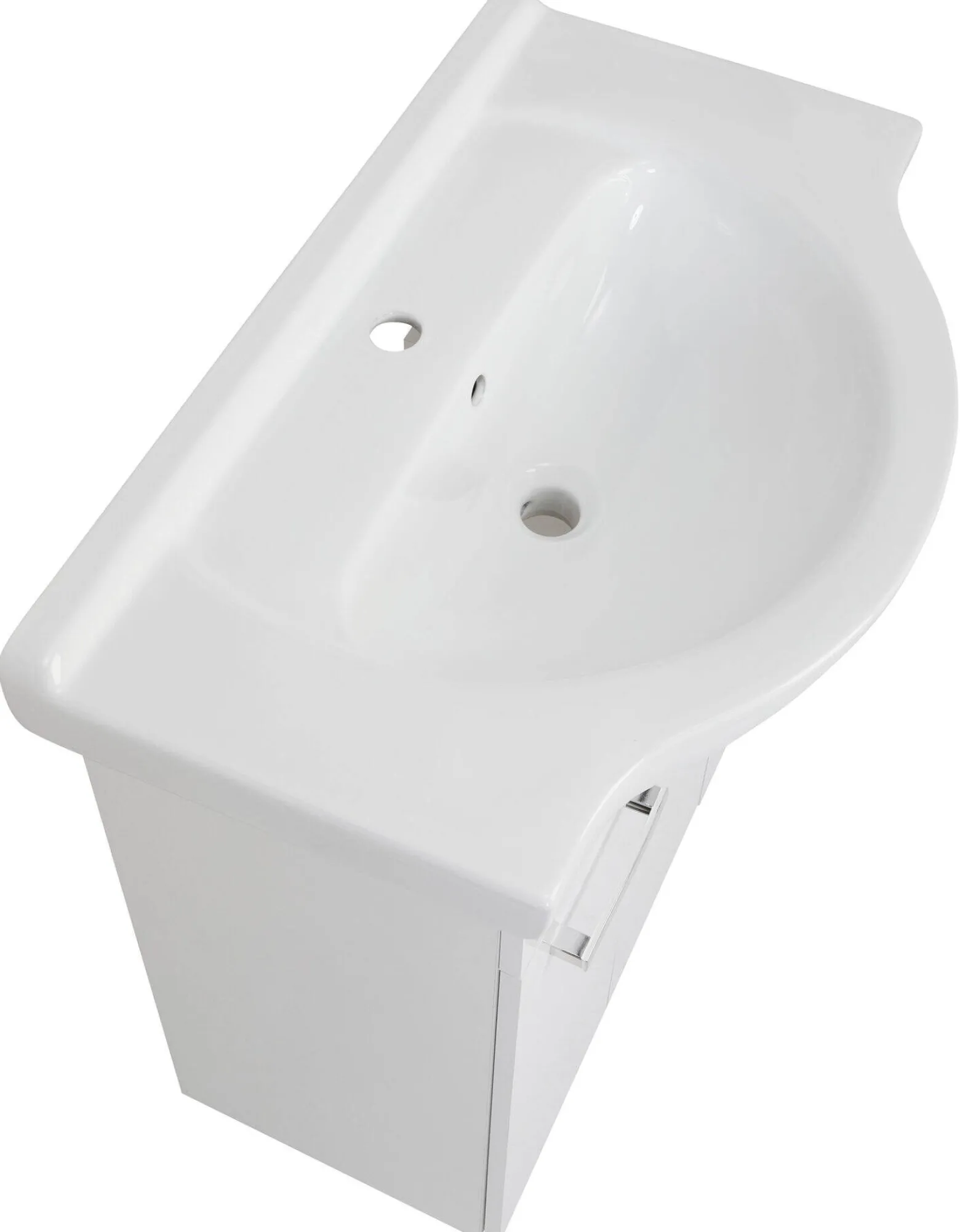 Astor Szafka Z Umywalką 75 cm Lupo Biały Połysk
