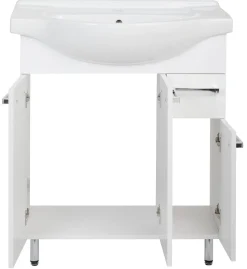Astor Szafka Z Umywalką 75 cm Lupo Biały Połysk
