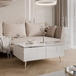 Ława AURORA SILVER ze schowkem