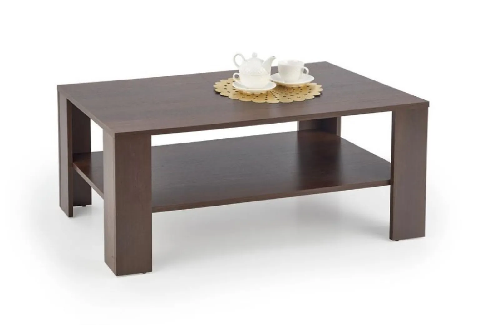 Ława KWADRO 110x65 ciemny orzech