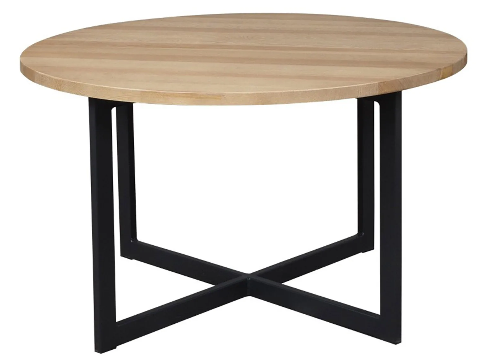 Ława okrągła Ø90 LOFT WOOD, kolor dębowy