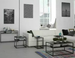 Ława SYMPHONY D 45x30 czarna