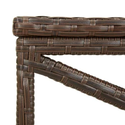 Ławka Brąz 120 cm Technorattan vidaXL