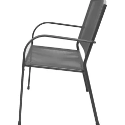 Ławka ogrodowa Antracyt Metal vidaXL