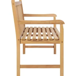 Ławka ogrodowa Brąz 114 cm Drewno vidaXL