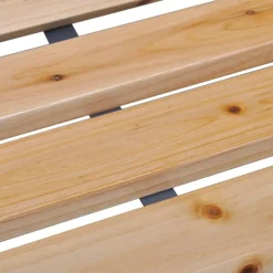 Ławka ogrodowa, 112 cm, lite drewno jodłowe