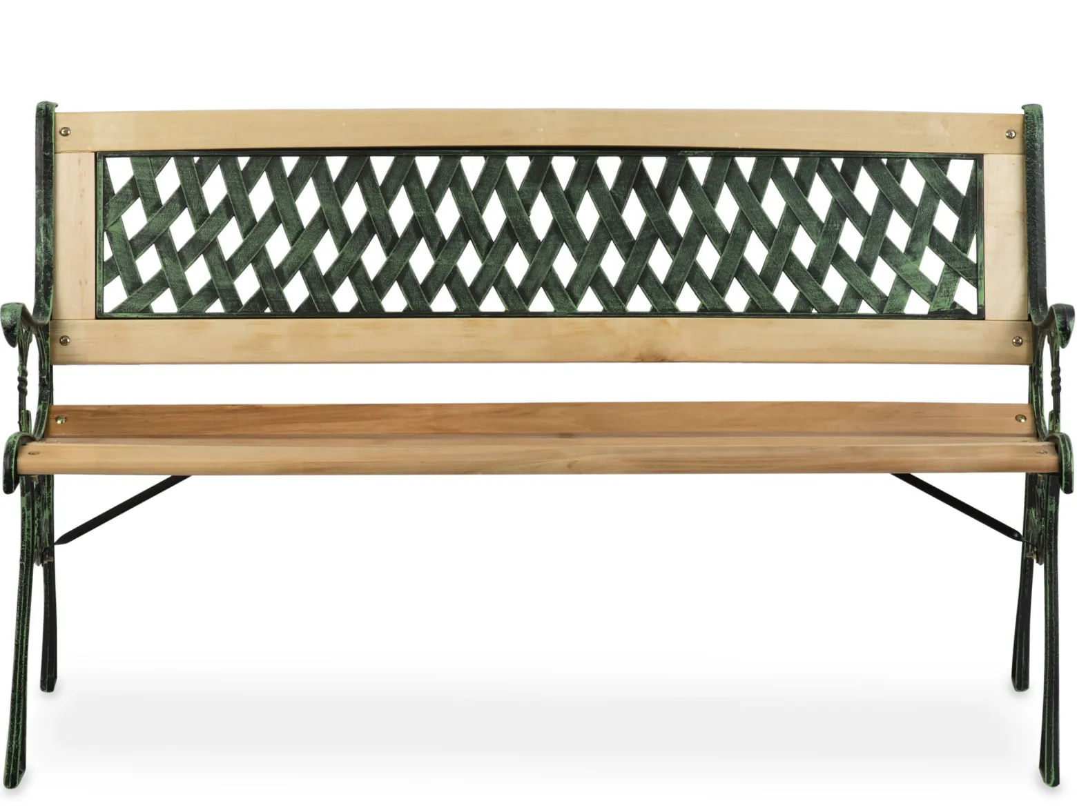 Ławka ogrodowa parkowa drewniana 124x43x74 cm Sofotel
