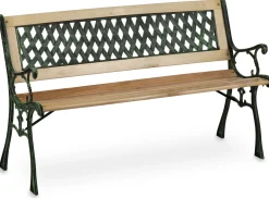Ławka ogrodowa parkowa drewniana 124x43x74 cm Sofotel
