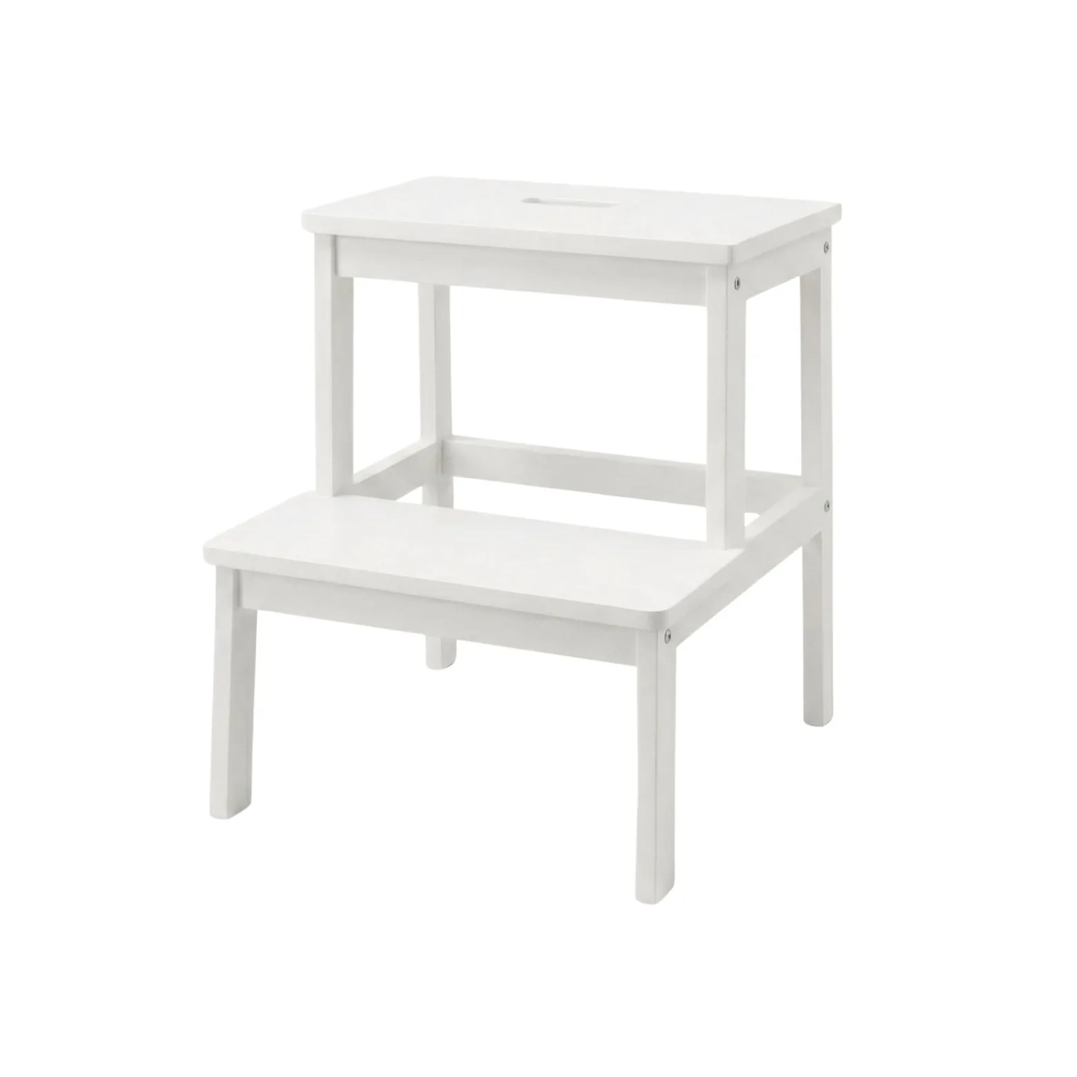 Bambusowy taboret ze schodkiem KROK, wys. 46 cm