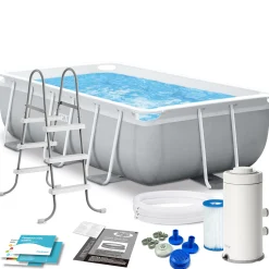 Basen stelażowy ogrodowy 300x175 Intex zestaw 26784