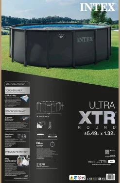 Basen ogrodowy stelażowy ULTRA XTR 549x132 cm z pompą INTEX 26330 ND