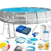 Basen ogrodowy stelażowy 457x107cm Intex zestaw 18w1