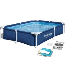 Basen ogrodowy stelażowy 221x150x43cm Bestway