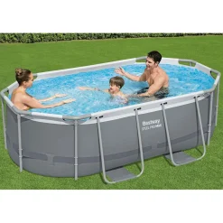 Basen stelażowy ogrodowy Bestway 305x200x84 cm zestaw 17w1