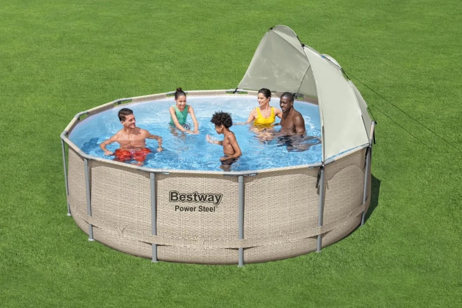 Basen stelażowy ogrodowy 396 x 107 cm Bestway 5614V