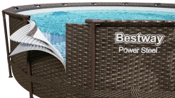 Basen stelażowy ogrodowy 366x100cm Bestway 56709 zestaw