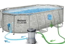 Basen stelażowy ogrodowy 427x250x100 Bestway 12w1