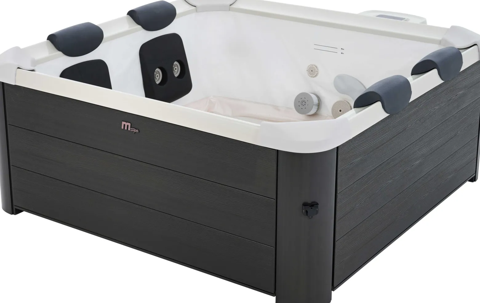 Basen z hydromasażem mSpa Oslo 6 os. SPA panelowe ogrodowe 850l LED Wi-Fi