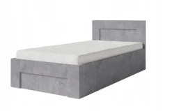 Beton Łóżko 90x200 z Pojemnikiem Stelaż Metalowy Otwieranie Boczne ERO