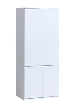 Biała szafa uchylna ubraniowa ARCA 80 cm AR1