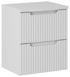 BIAŁA szafka łazienkowa z blatem 50 cm NOVA WHITE 82-50 z szufladami