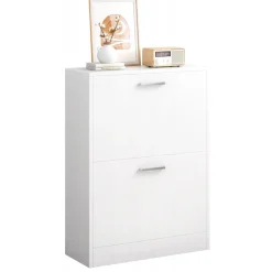 Biała szafka na obuwie loft nowoczesna 60 cm