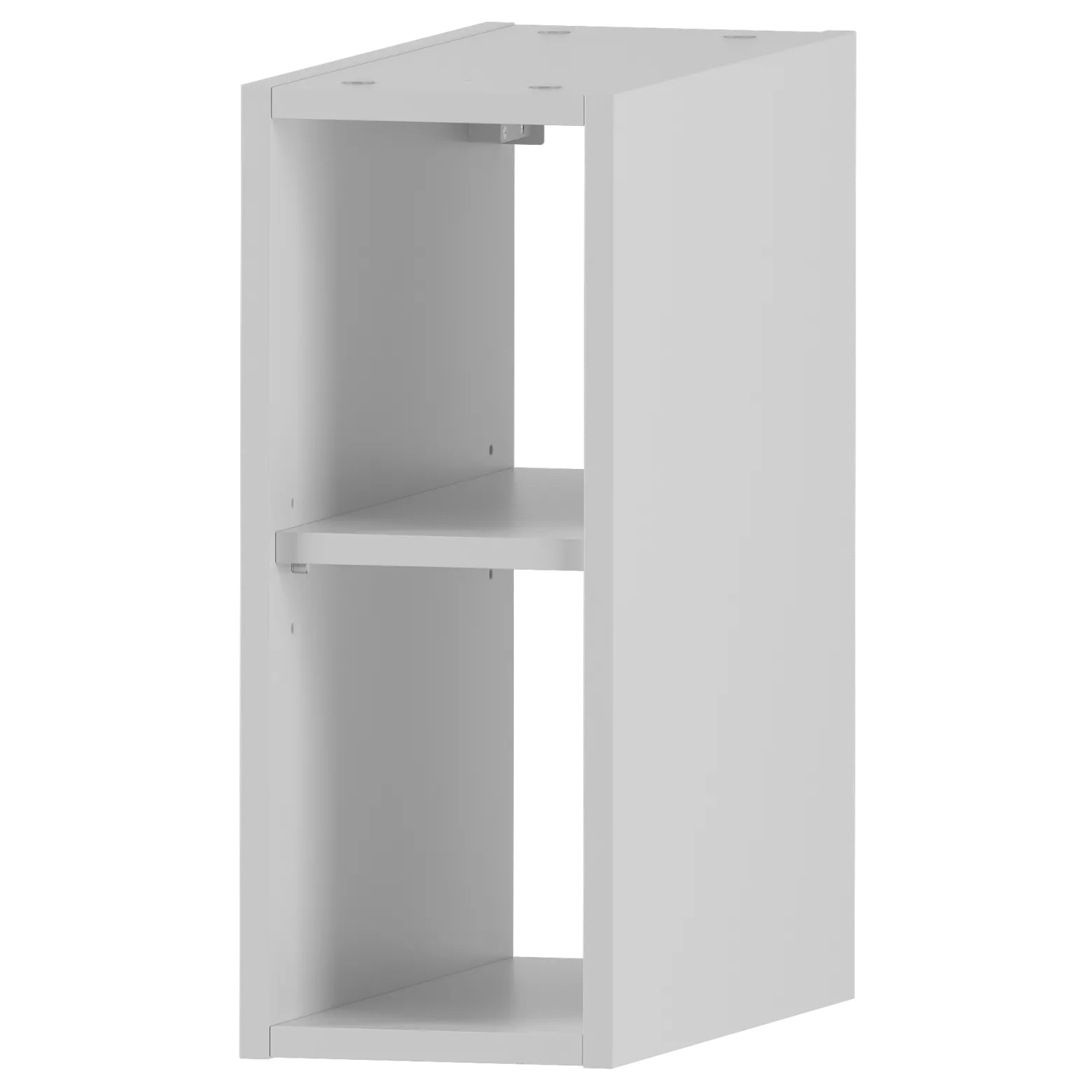 Biały Zestaw do Łazienki 80cm Szafka Regał Blat Pile