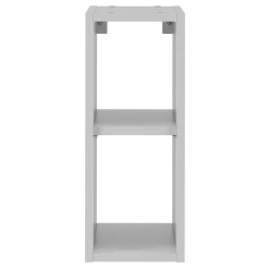 Biały Zestaw do Łazienki 80cm Szafka Regał Blat Pile