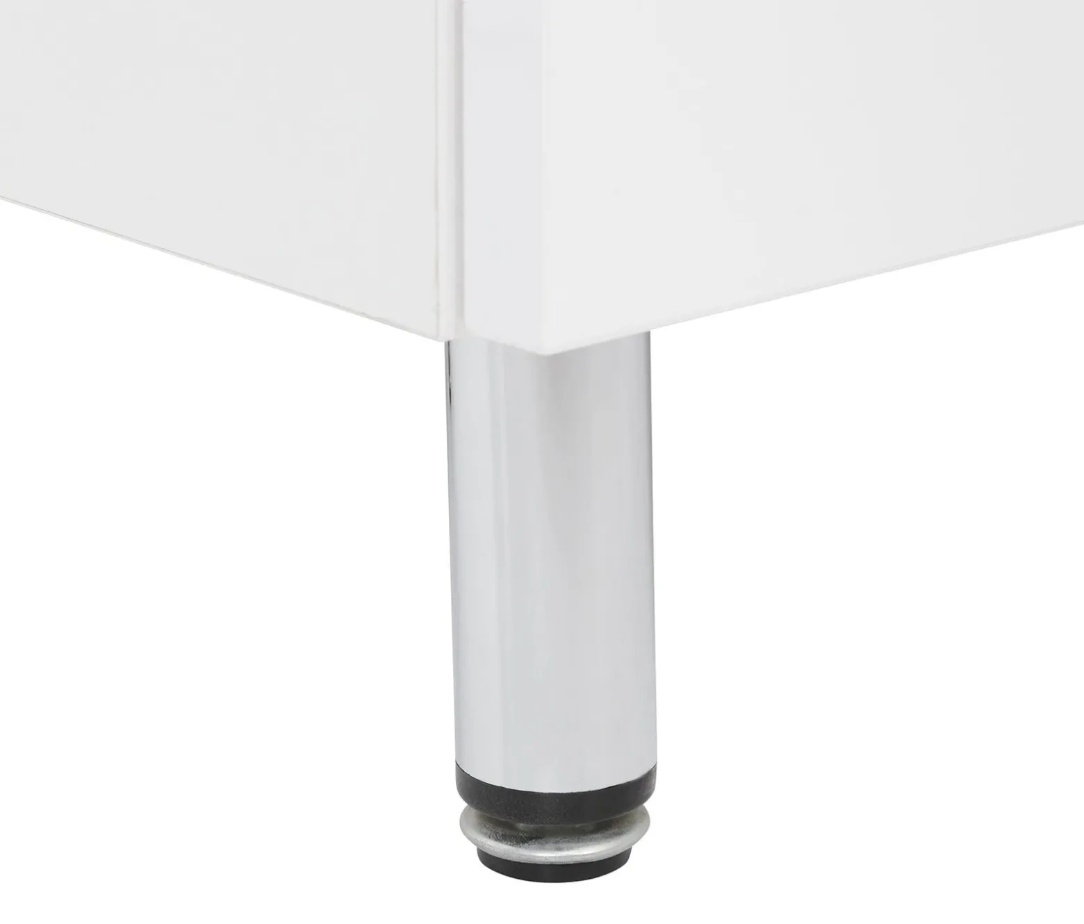 Biały Zestaw do Łazienki Stojący 45cm 4 Elementy