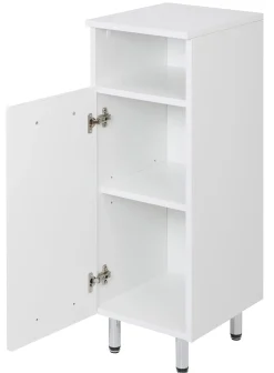 Biały Zestaw do Łazienki Stojący 45cm 5 Elementów