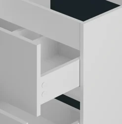 Biały Zestaw do Łazienki 120cm Szafka z Umywalką Pile