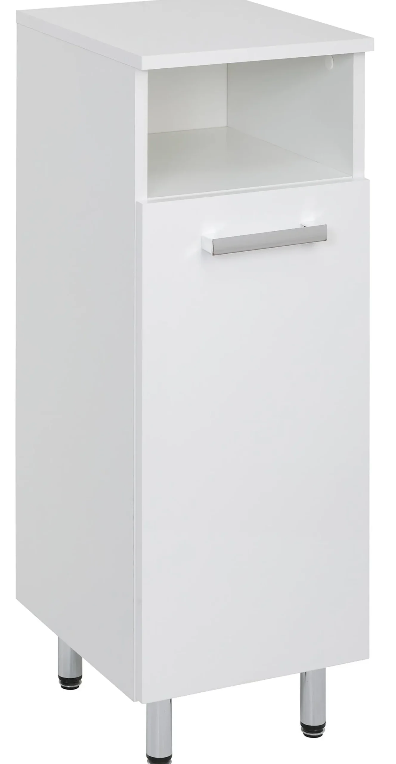 Biały Zestaw do Łazienki Stojący 45cm 4 Elementy