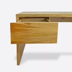 Biurko dębowe masywne z szufladami z litego drewna DAVOS I