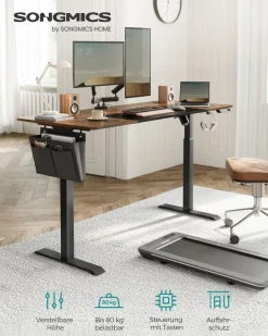 Biurko Elektryczne Z Regulacją Wysokości, 70 X 160 X (