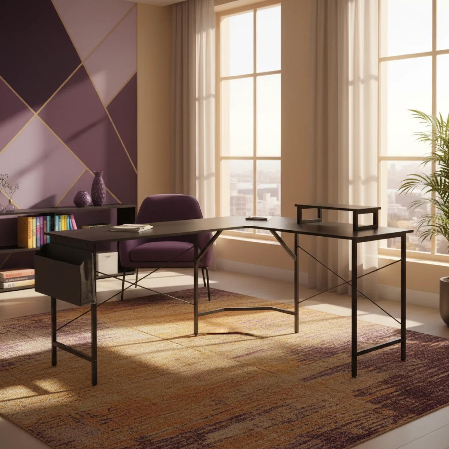 Biurko narożne Spacetronik FUNKY FURNITURE 150x120