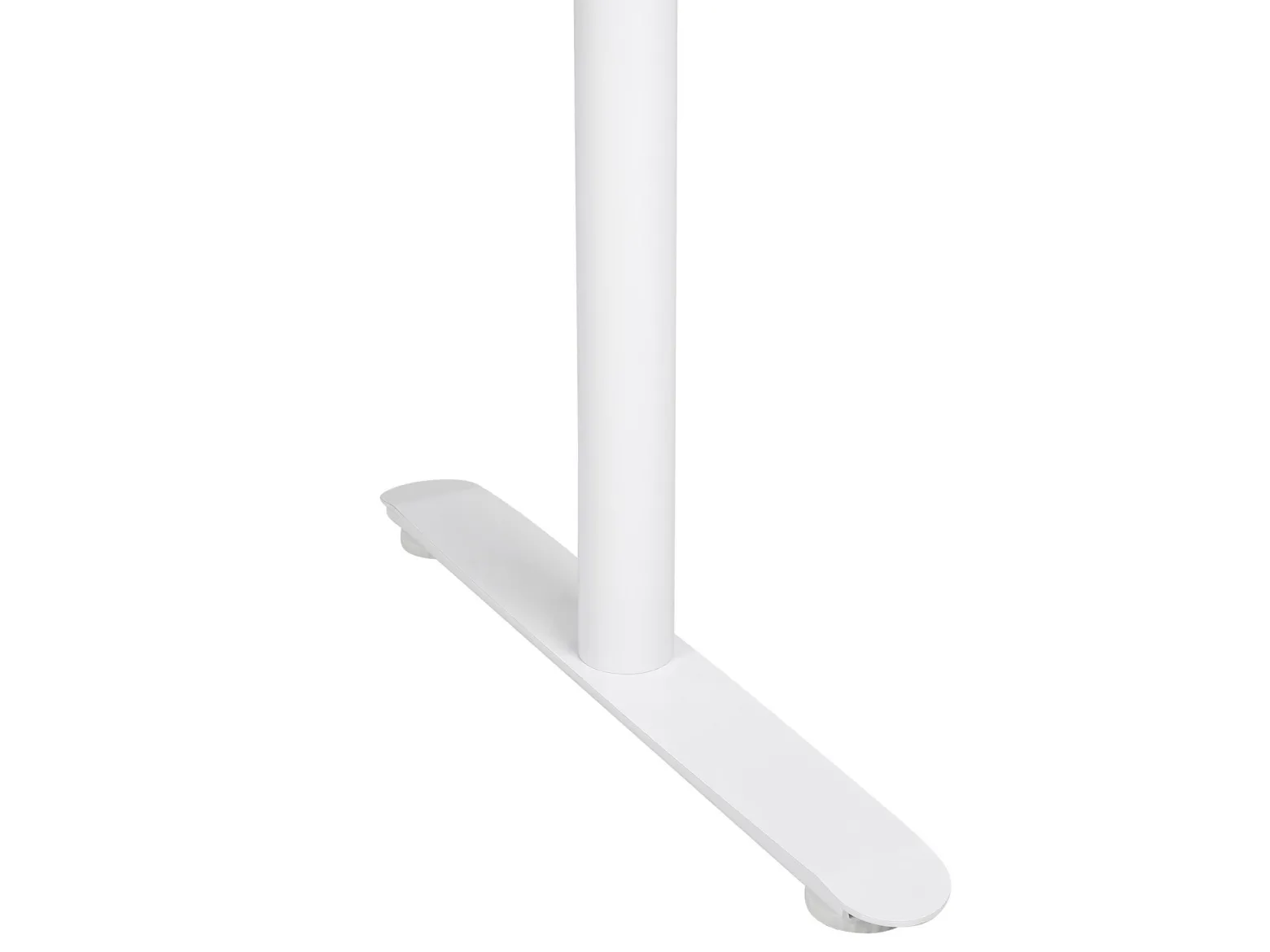 Biurko regulowane manualnie 120x72 cm białe