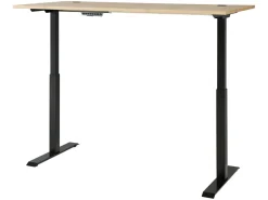 Biurko Brego 160 cm z elektryczną regulacją dąb artisan