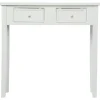 Biurko CHARME z 2 szufladami, 80x30x76 cm