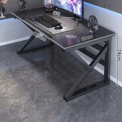 Biurko czarne komputerowe nowoczesne 120 cm