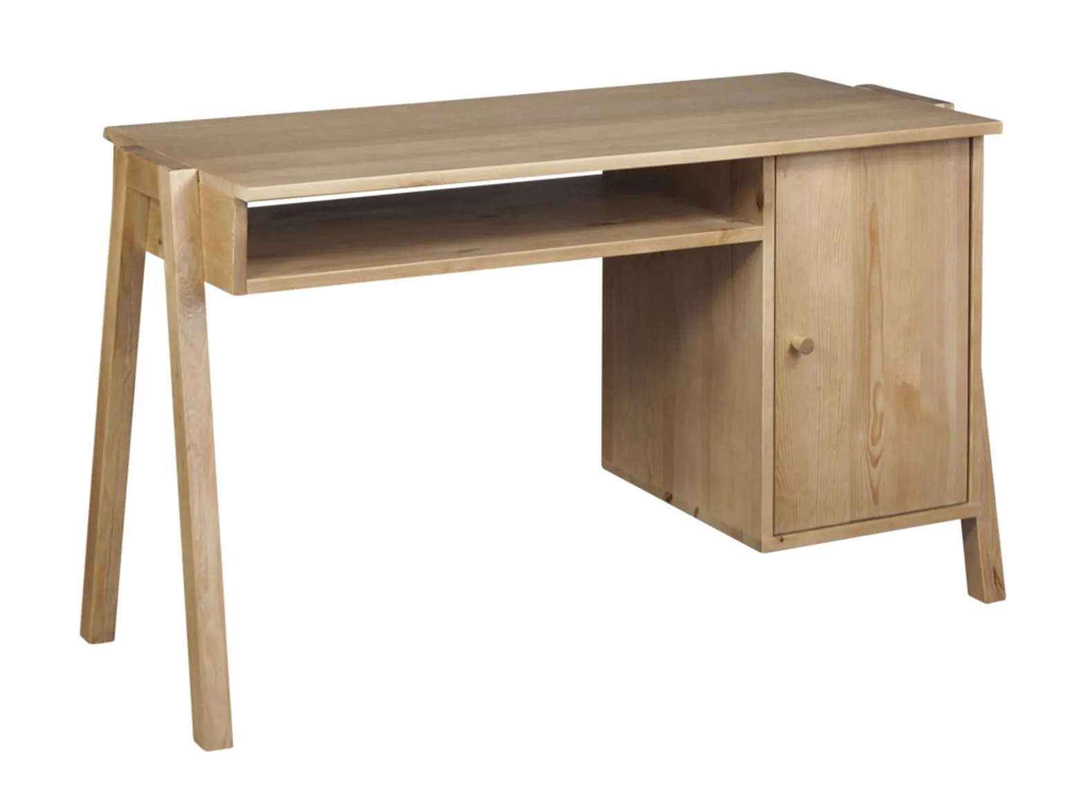 Biurko drewniane OREGON WOOD, kolor dębowy