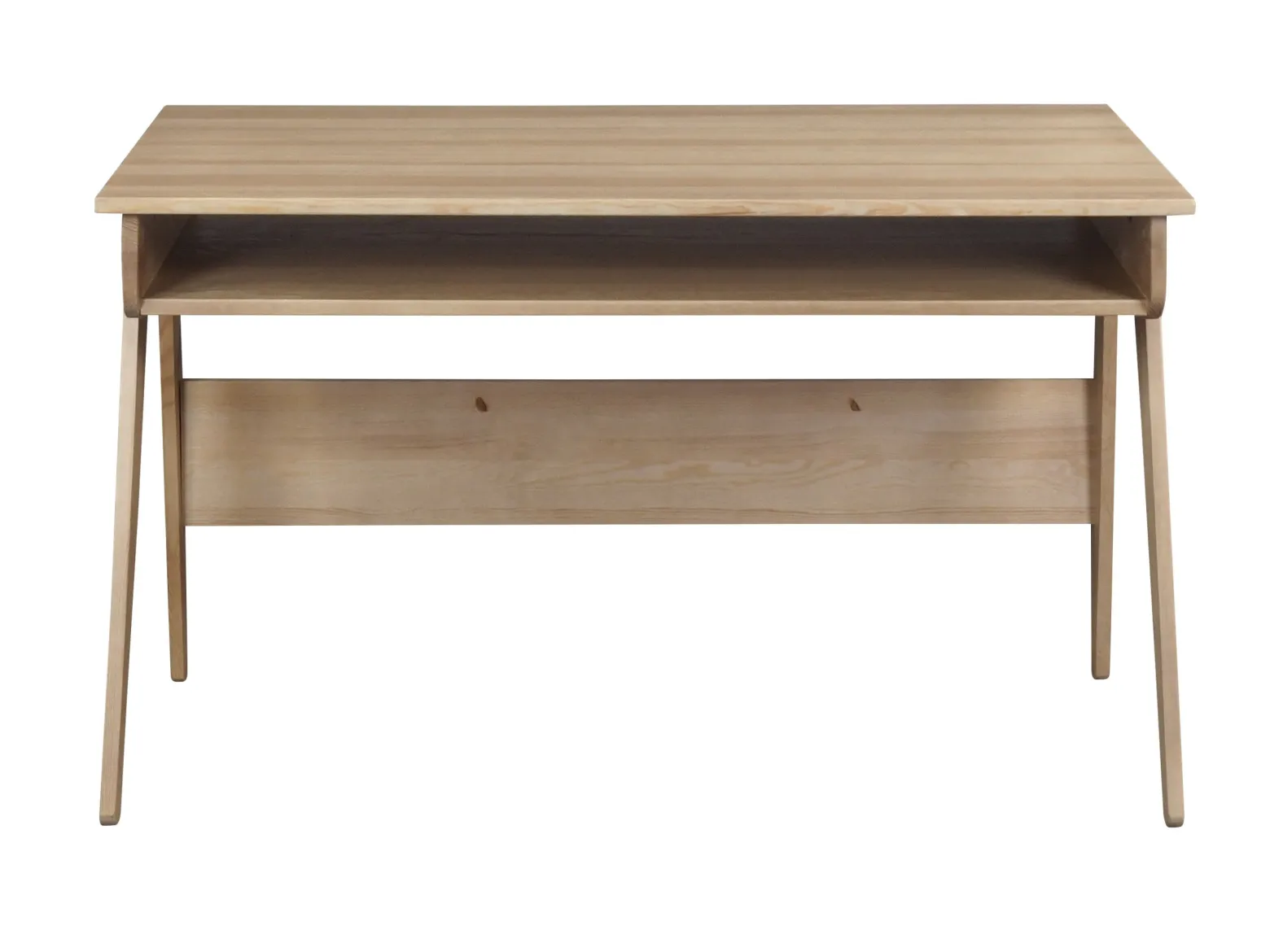 Biurko drewniane SCANDINAVIAN WOOD, kolor dębowy