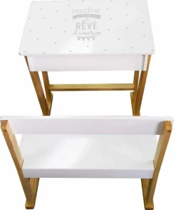 Biurko dziecięce retro ze schowkiem, Atmosphera for Kids