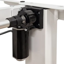 Biurko elektryczne BIMOTION 1S 140x70x3,2 cm Regulacja 73-120 biały/orzech
